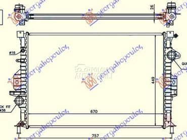 HLADNJAK MOTORA ZA SVE... za Ford S-Max od 2007. do 2011. god.