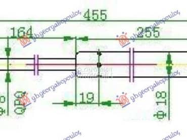 AMORTIZER GEPEK VRATA 5... za Fiat Punto od 2003. do 2011. god.