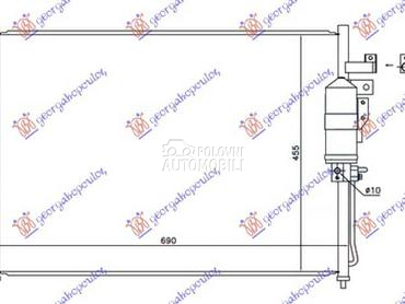 HLADNJAK KLIME 3.0 dCi DIZEL za Nissan Pathfinder od 2006. do 2013. god.