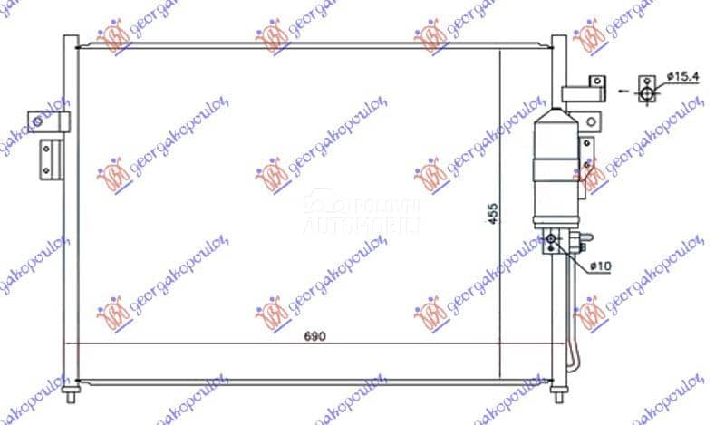 HLADNJAK KLIME 3.0 dCi DIZEL