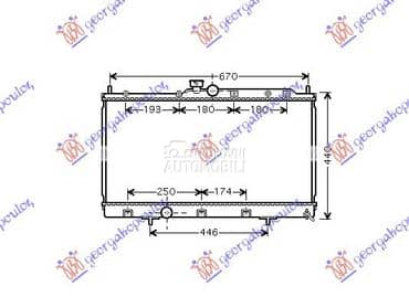 HLADNJAK MOTORA 1.3i 16V... za Mitsubishi Lancer za 2008. god.