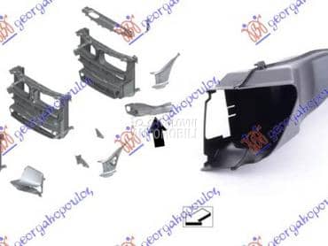 USMERIVAC VAZDUHA PREDNJI... za BMW X6 od 2014. do 2019. god.