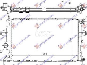 HLADNJAK MOTORA za Opel Astra G od 1998. do 2004. god.