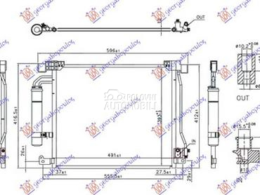 HLADNJAK KLIME 1.2 DIG... za Nissan Juke od 2010. do 2015. god.
