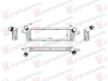 HLADNJAK INTERKULERA 1.9... za Renault Kangoo od 1998. do 2003. god.