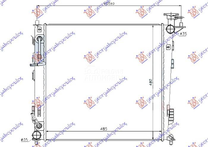 HLADNJAK MOTORA 2.0 CRDi...