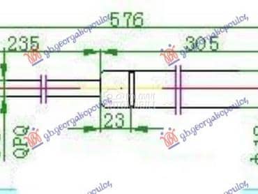 AMORTIZER GEPEK VRATA 93-... za Ford Fiesta od 1999. do 2002. god.