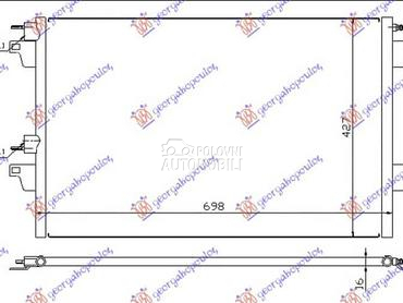 HLADNJAK KLIME... za Renault Espace od 2003. do 2012. god.