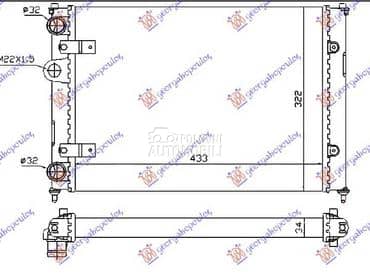 HLADNJAK MOTORA za Seat Ibiza od 1993. do 1995. god.