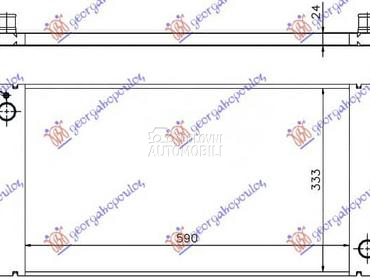 HLADNJAK MOTORA 1.6 T.... za MINI Cooper od 2008. do 2010. god.