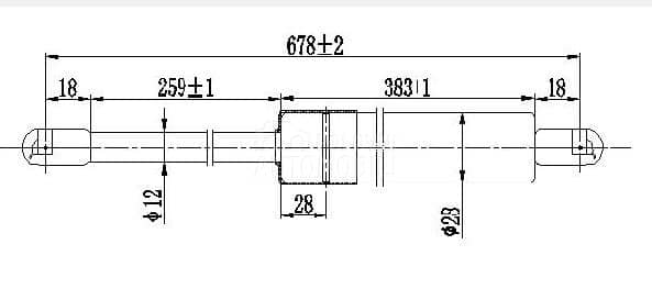 AMORTIZER GEPEK VRATA 1060...