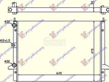 HLADNJAK MOTORA... za Volkswagen Sharan od 1995. do 2010. god.