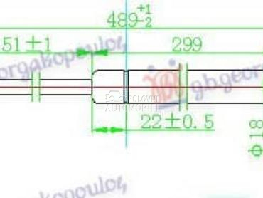 AMORTIZER GEPEK VRATA 110... za Volkswagen Jetta od 2014. do 2018. god.