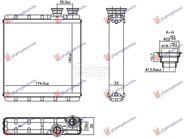 GREJAC KABINE za Audi A1 za 2018. god.