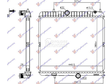 HLADNJAK MOTORA 2.0 Hdi... za Peugeot 3008 od 2009. do 2013. god.