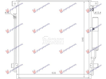 HLADNJAK KLIME za Mitsubishi L200 od 2015. do 2019. god.