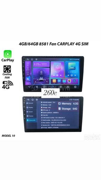 Multimedija Carplay Android