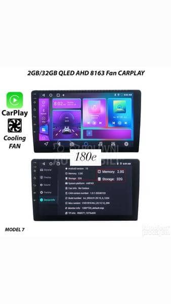 Multimedija Carplay Android