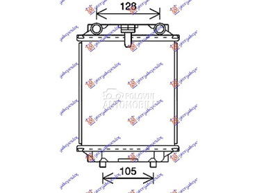 HLADNJAK MOTORA DODATNI... za Volkswagen Jetta od 2014. do 2018. god.