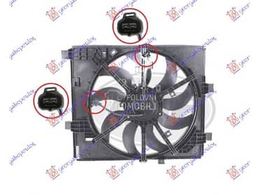 VENTILATOR KOMPLET (1.6... za Nissan Juke od 2015. do 2019. god.
