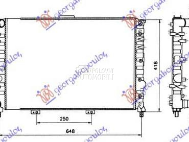 HLADNJAK MOTORA 1.6 () za Alfa Romeo 156 od 1997. do 2003. god.