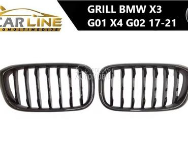 G01 G02 PREDNJI GRILL za BMW X3, X4