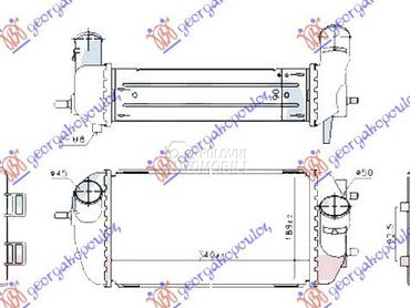 HLADNJAK INTERKULERA 1.6 GDi-G za Kia Sportage od 2015. do 2018. god.