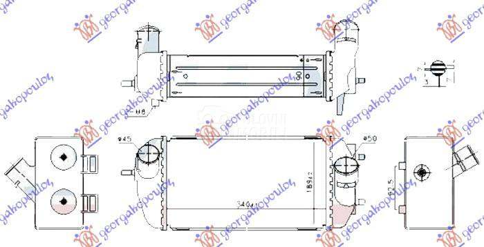 HLADNJAK INTERKULERA 1.6 GDi-G