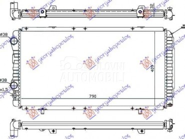 NEMA- HLADNJAK MOTORA... za Fiat Ostalo od 2002. do 2006. god.