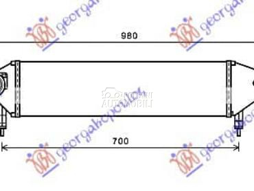 HLADNJAK INTERKULERA 1.6... za Nissan Qashqai od 2007. do 2010. god.