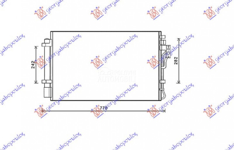 HLADNJAK KLIME 2.4 BENZIN (665