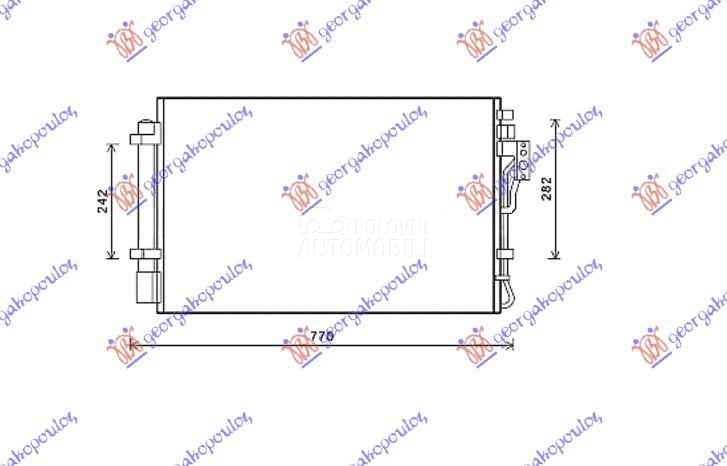 HLADNJAK KLIME 2.4 BENZIN (665