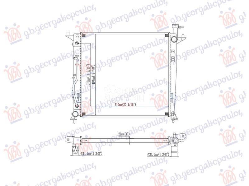 HLADNJAK MOTORA 2.2 DIZEL (AUT