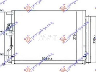 HLADNJAK KLIME 1.6 GDi... za Kia Sportage od 2015. do 2018. god.