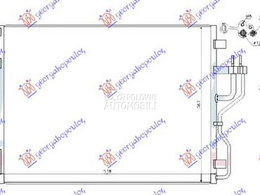 HLADNJAK KLIME ZA SVE... za Kia Sportage od 2014. do 2015. god.