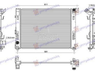 HLADNJAK MOTORA 0.9 IG-T... za Dacia Sandero za 2020. god.