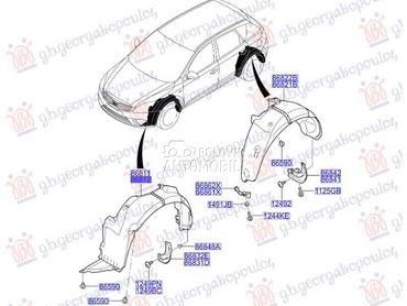 POTKRILO (O) za Kia cee`d od 2010. do 2013. god.