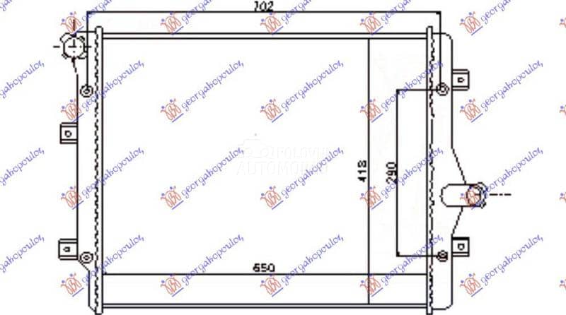 HLADNJAK MOTORA 2.0 TFSi...