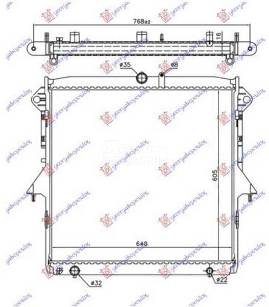 HLADNJAK MOTORA 2.2-/3.2...