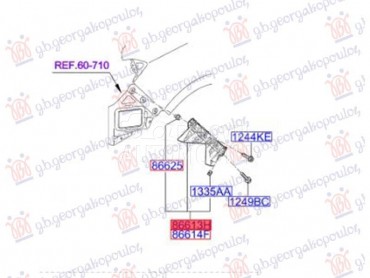 NOSAC ZADNJEG BRANIKA... za Hyundai i30 za 2020. god.