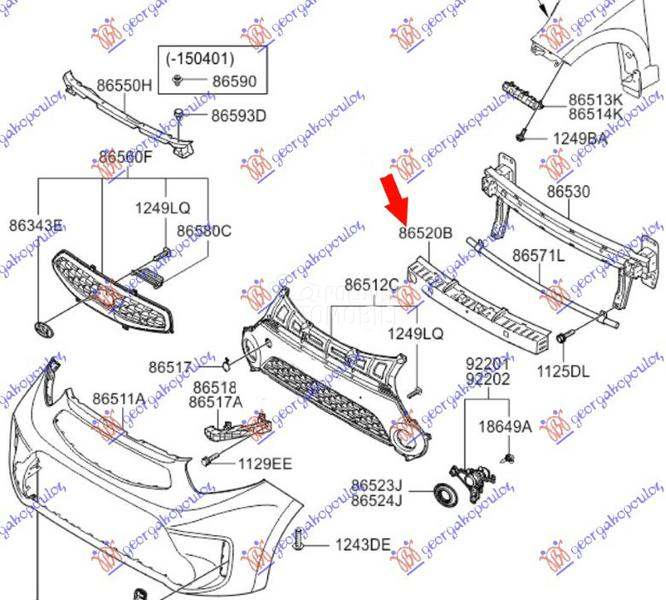 APSORBER PREDNJEG BRANIKA (O)