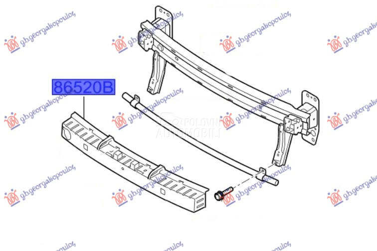APSORBER PREDNJEG BRANIKA (O)