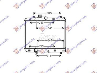 HLADNJAK MOTORA za Opel Agila od 2008. do 2014. god.