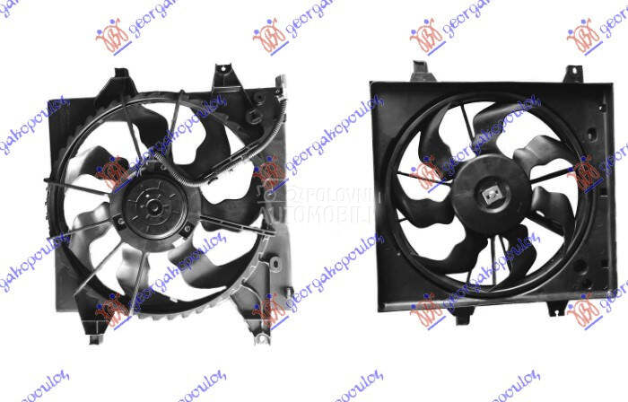 VENTILATOR KOMPLET (1.0 BENZIN