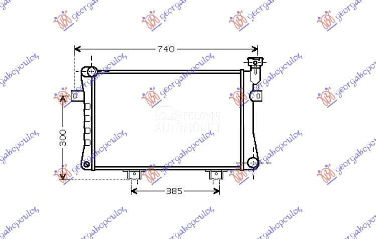 HLADNJAK MOTORA 1.7 (62.5x32x3