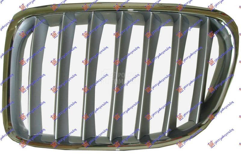 PVC MASKA HROM/SREBRNA Levo