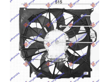VENTILATOR KOMPLET... za BMW X3 od 2004. do 2007. god.