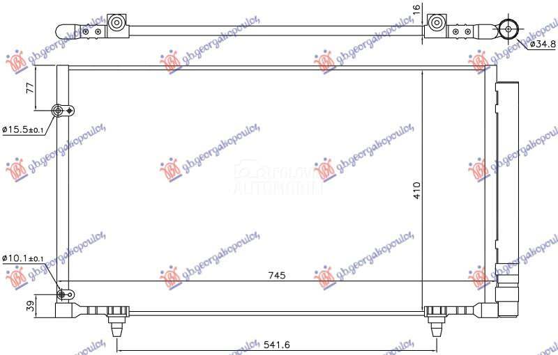 HLADNJAK KLIME 3.5 BENZIN (745