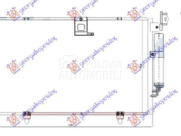 HLADNJAK KLIME 3.0 (RX300) BEN za Lexus RX od 1997. do 2003. god.