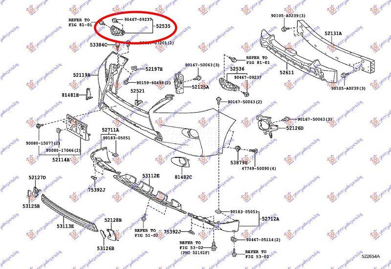 NOSAC PREDNJEG BRANIKA